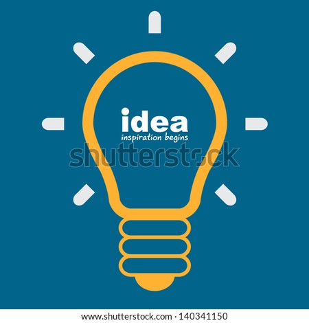 Idea Light Bulb Stock Vector 127212065 - Shutterstock