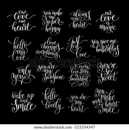 Calligraphy Love Quotes