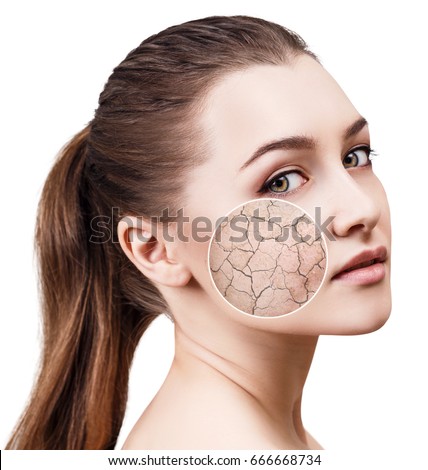 Fingerprint shows on facial skin Fingerprint shows on facial skin something