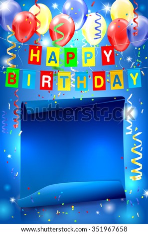 birthday party background