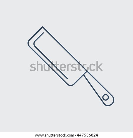 Kitchen Knife Vector butcher knife icon kitchen chef tool stock vector 304703438 Kitchen Knife Vector butcher knife icon kitchen chef tool stock vector 304703438