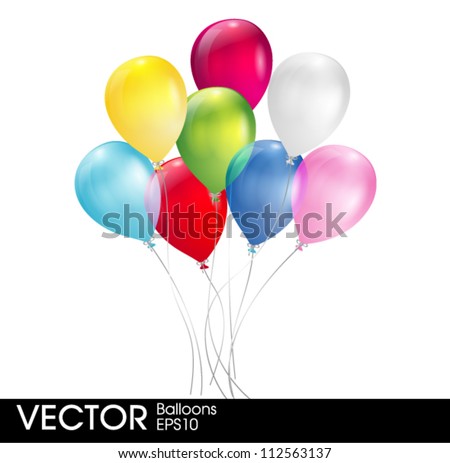 multicolored balloons