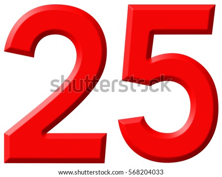 Number 25 Stock Images, Royalty-Free Images & Vectors | Shutterstock