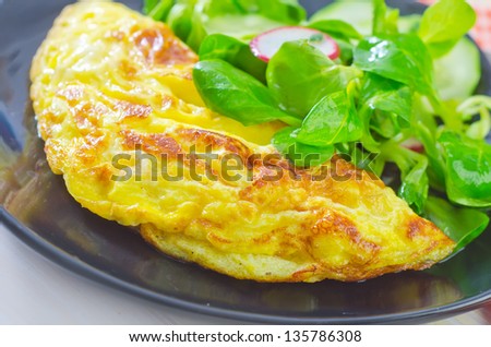 omelette - stock photo
