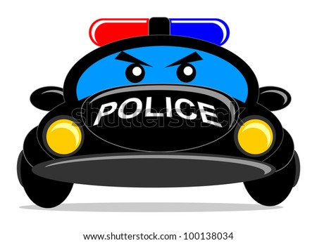 Cartoon Police Car Stock Images, Royalty-Free Images & Vectors