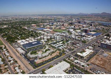 Aerial View Arizona State University Tempe Stock Photo 85150438 ...