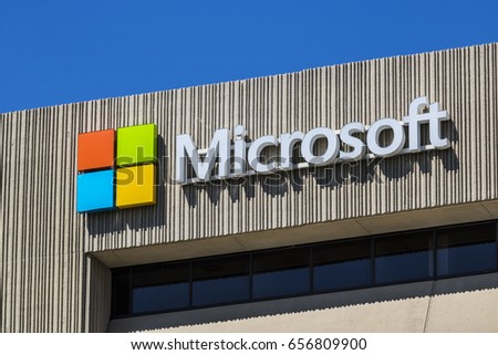 Indianapolis - Circa June 2017: Microsoft Midwest District Headquarters. Microsoft develops and manufactures Windows and Surface software VIII