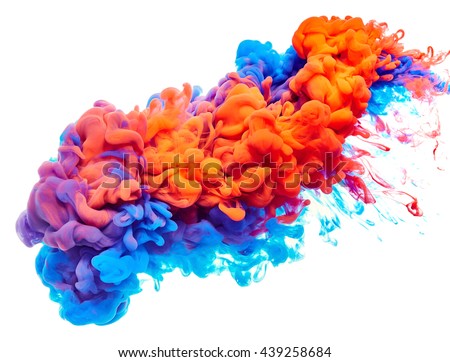 Splash of paint. Abstract background