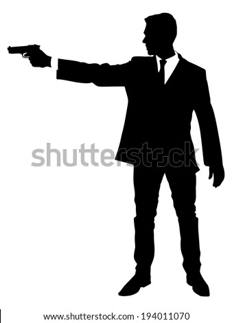 Gangster Silhouette Stock Photos, Images, & Pictures | Shutterstock