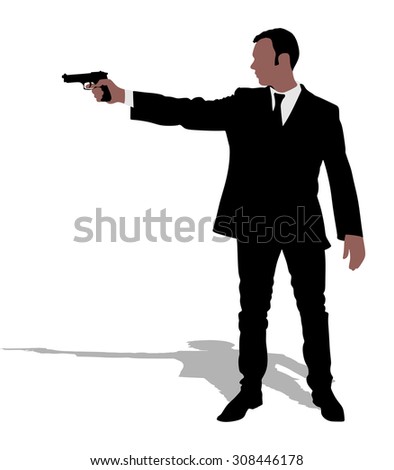 James Bond Silhouette Stock Images, Royalty-Free Images & Vectors ...