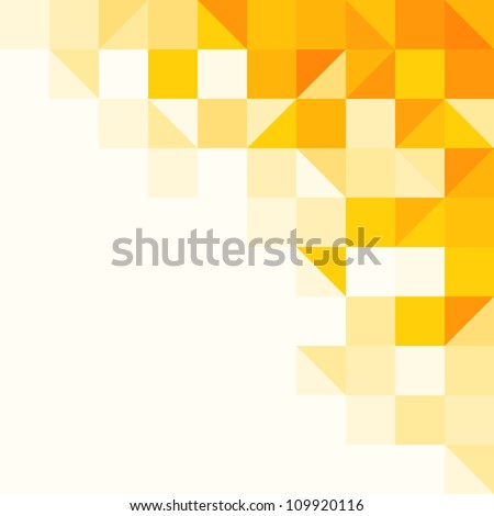 Yellow Abstract Pattern Triangle Square Pattern Stock Vector 109920116 ...