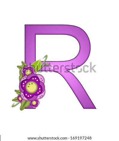 Alphabet Flower R Stock Photos, Images, & Pictures | Shutterstock