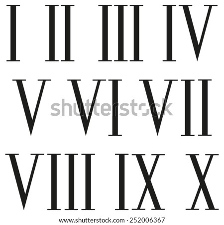 Roman Numerals Stock Images, Royalty-Free Images & Vectors 