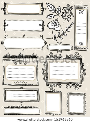Doodle border Stock Photos, Images, & Pictures | Shutterstock