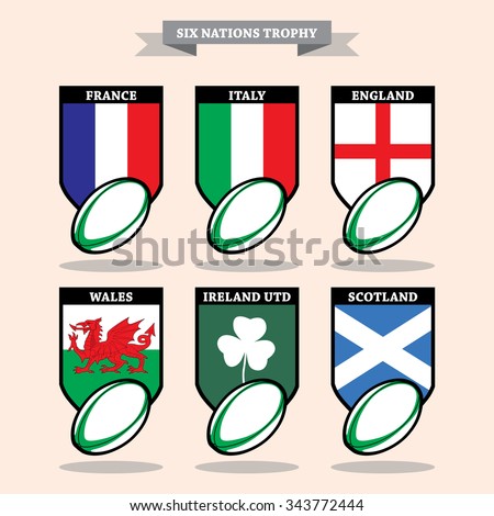 nations 6 vector logo Royalty Images, Rugby Free Stock Images Six Nations