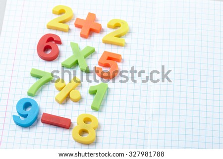 Color Numbers Stock Photo 327981788 - Shutterstock