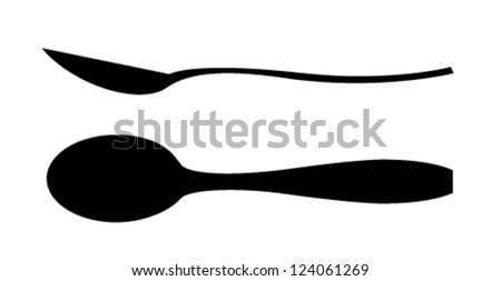 Spoon Vector Illustration Stock Vector 124061269 - Shutterstock