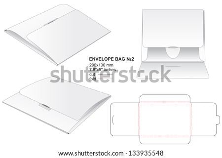 Envelope Bag Stock Vector 122463295 - Shutterstock