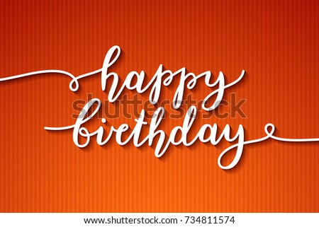 Happy Birthday Vector Greeting Card Poster Stock Vector 159902342 ...