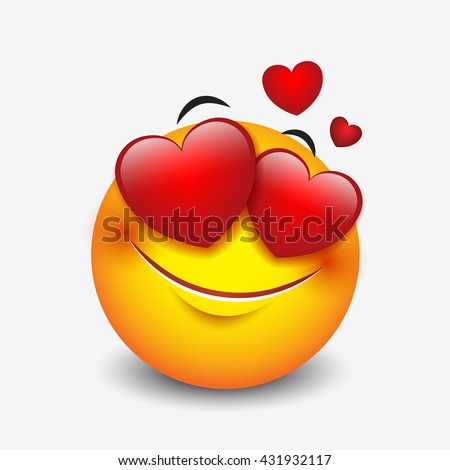 Falling Love Stock Images Royalty Free Vectors Cute Feeling Emoticon