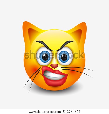 Scared Emoticon Holding Head Emoji Smiley Stock Vector 530644381 ...