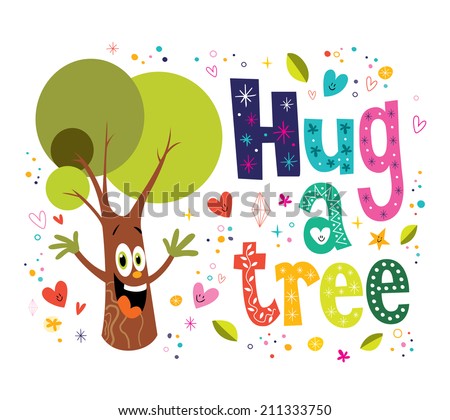 Tree Hug Stock Vectors & Vector Clip Art | Shutterstock