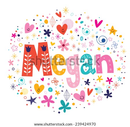 The name megan Stock Photos, Images, & Pictures | Shutterstock