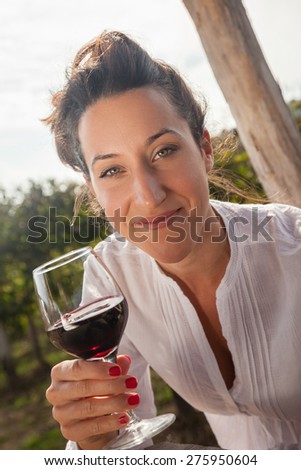 Woman Drinking Wine Stock Photos, Images, & Pictures | Shutterstock