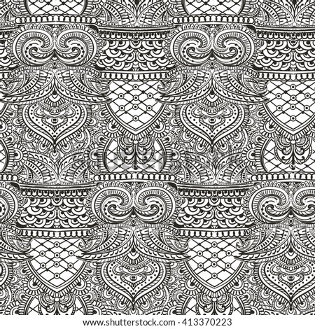 Mandala Black And White Stock Images, Royalty-Free Images & Vectors ...