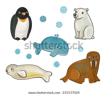 Funny North Pole Cartoon Stock Photos, Images, & Pictures | Shutterstock