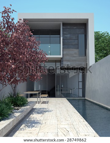 Modern Architecture Render architectural rendering stock images, royalty-free images Modern Architecture Render architectural rendering stock images, royalty-free images