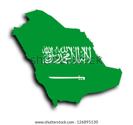 Some Old Vintage Map Flag Saudi Stock Illustration 46788298 - Shutterstock