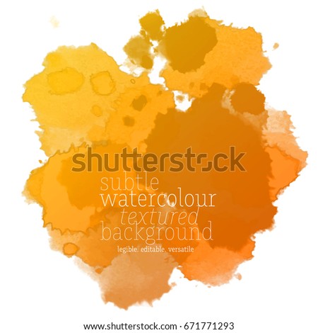 dry watercolor stains