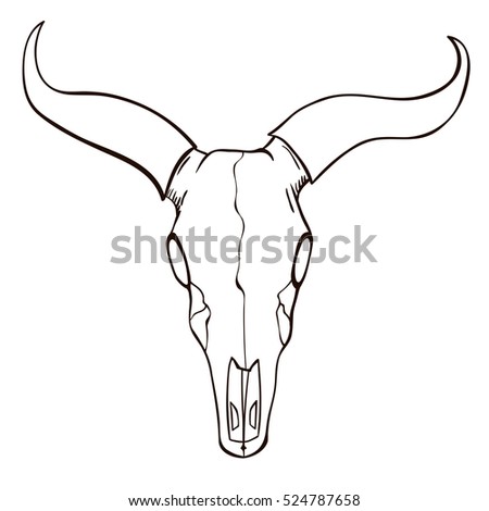 Abstract Bull Skull Stock Illustration 361303799 - Shutterstock