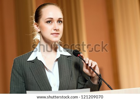 Podium Speech Stock Photos, Images, & Pictures | Shutterstock