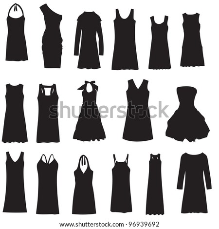 Dress Silhouette Stock Photos, Images, & Pictures | Shutterstock