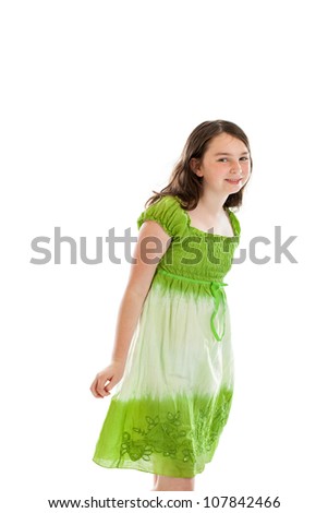 Cute 10 Year Old Girl Portrait Stock Photo 107842466 - Shutterstock