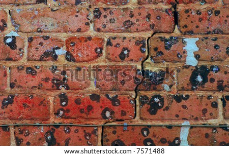 image very grunge cracked brick wall stock photo royalty free