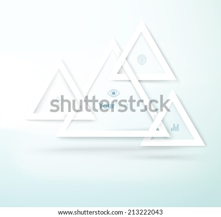 holder vector place origami scalable artistic triangle combination elements shutterstock