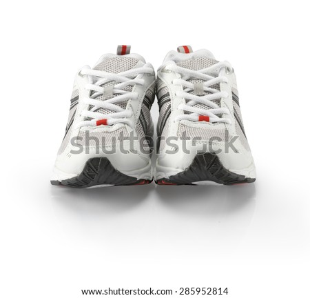 Sport Shoes Facing Forward Shadows Shoes Stock Photo 169985120 ...