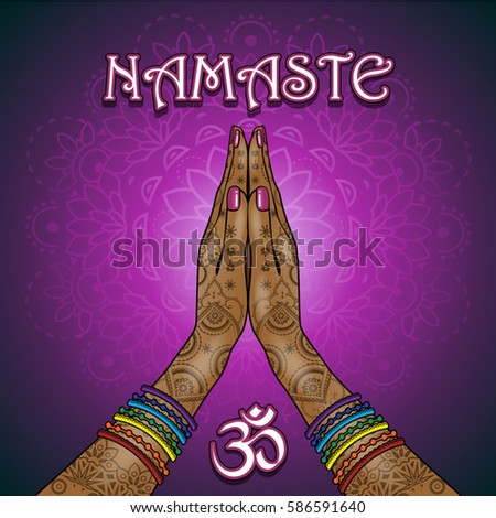 Namaste Hands Stock Images, Royalty-Free Images & Vectors | Shutterstock