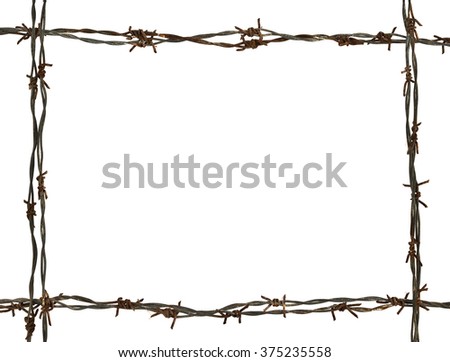 Barbed Wire Border Barbed Wire Border