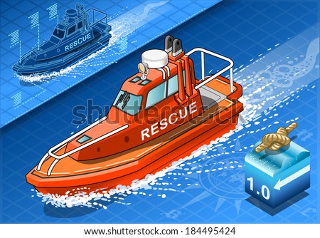 Rescue Boat Cartoon