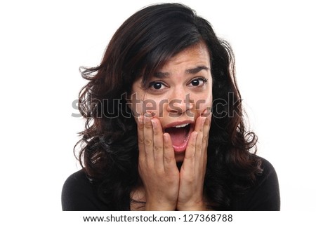 Teen Girl Beautiful Skin Open Mouth Stock Photo 30294502 - Shutterstock