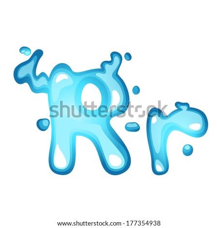 Ink Letter R Water Stock Photos, Images, & Pictures | Shutterstock