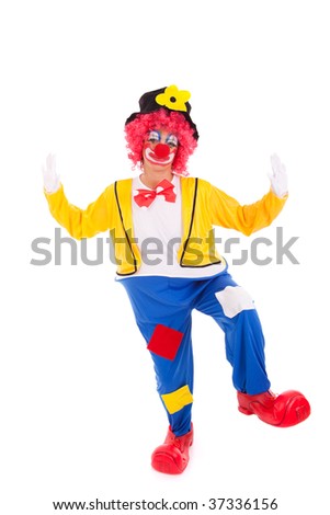 Funny Circus Clown Falling On Floor Stock Photo 72520507 - Shutterstock