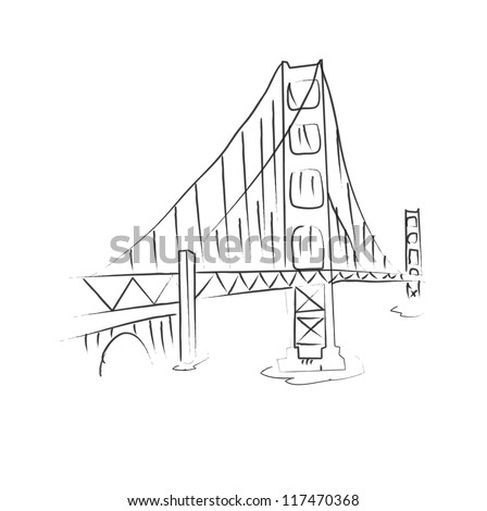 Bridge Drawing Stock Photos, Images, & Pictures | Shutterstock