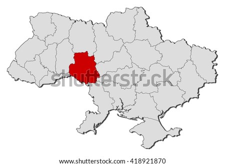 Vinnytsia Map Vector Stock Photos, Royalty-Free Images & Vectors ...