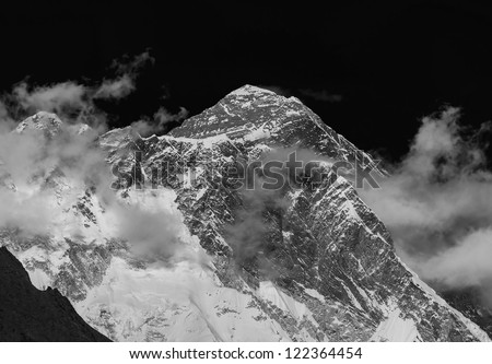 Everest Black And White Stock Photos, Images, & Pictures | Shutterstock
