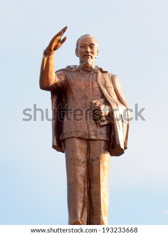 Statue of Ho Chi Minh in Can Tho, Vietnam